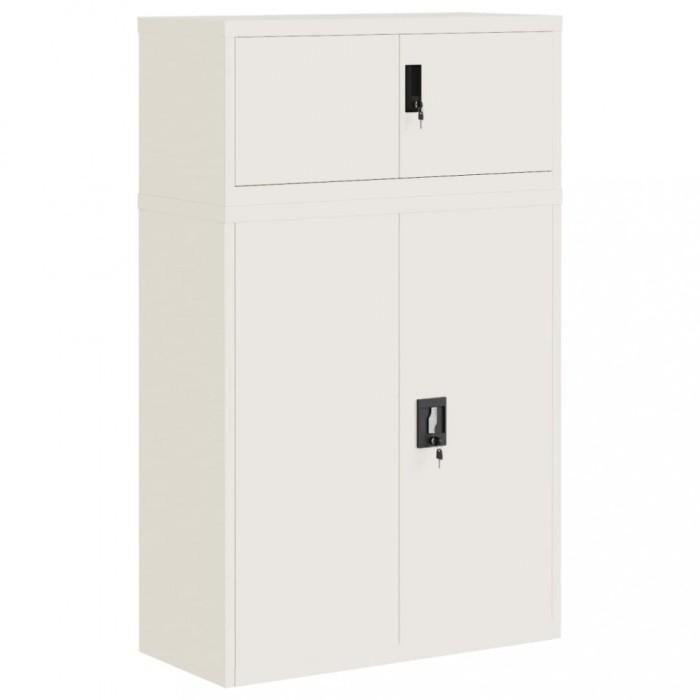 Fiset, alb, 90x40x145 cm, otel