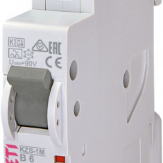 Siguranta automata rcbo KZS-1M 1p+N A B6/10mA 6kA eti