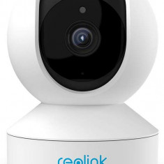 Camera de supraveghere cu WIFI, Reolink E1-V2, Inteligenta Artificiala, rezolutie 3MP, Pan/Tilt, unghi vizualizare orizontal 355°, vertical 50°, avert