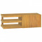 vidaXL Dulap pentru baie de perete, 90x40x30 cm, lemn masiv de tec
