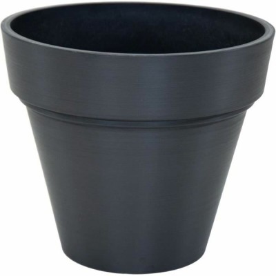 Ghiveci Mega Collections Ecostone Planter Negru noir Plastic Reciclat 55 x 51 cm foto