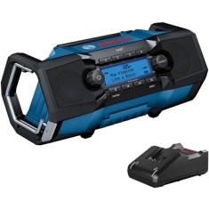 Bosch GPB 18V-2 SC + GAL 18V-40 - Radio hibrid 15 W fara acumulatori Li-Ion 18 V - Ah + Incarcator acumulatori