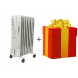Cumpara ieftin Calorifer electric cu ulei, 8 elementi, 3 trepte de putere 800/1200/2000 W + Cadou surpriza