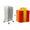 Calorifer electric cu ulei, 8 elementi, 3 trepte de putere 800/1200/2000 W + Cadou surpriza