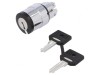 Comutator Rotativ cu Cheie 22mm 3 Poziții Negru ZB4BG03