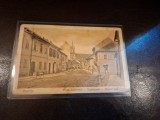 Carte postala , Bistrita Strada Ungureasca , alb negru - (necirculata)
