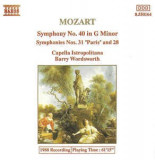 Clasica Mozart, Capella Istropolitana, Barry Wordsworth&ndash;Symphony No.40, CD