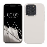 Husa Kwmobile pentru Apple iPhone 15 Pro Max, Alb, Silicon, KWM000020CD015C, Carcasa