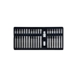 Set biti profesional 40 piese hex, spline si torx din otel S2