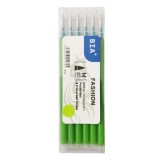 Rezerve Roller Fashion Bia, 0.7mm, Verde, Set 6 Bucati - Cerneala Termosensibila Stergere Usoara