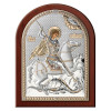 Icoana Argint Sf.Gheorghe 6X8.5 Cm Auriu COD: 2554
