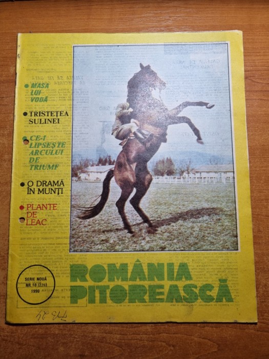 romania pitoreasca octombrie 1990-art. loc. cotnari,sulina,botosani