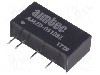 Convertor de tensiune, DC-DC, intrare 4,5...5,5V DC, iesire 18V DC, putere 2W, AIMTEC - AM2D-0518SZ