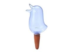 Irigator pentru plante, model pasăre, 80 ml, plastic, albastru, 16 cm foto