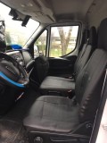 2+1 Huse Scaune pentru IVECO DAILY 2016+ Microbuze Negru Piele Eco