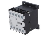 Contactor: 4-polar NC NO 230VAC 12A pentru şină DIN 6K