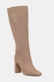 Steve Madden cizme Speedway culoarea bej, cu toc drept, 11003284