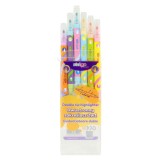 Set 6 markere evidentiatoare duble - 2 in 1 - Multicolor | Strigo