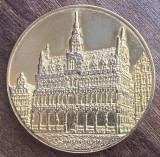 CB 3 1 - Medalie tematica turism - Obiective arhitecturale celebre din Europa - Maison du Roi - Belgia