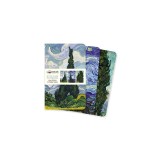 Vincent Van Gogh: Cypresses Set of 3 Mini Notebooks