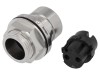 Conector Circular Soclu Mamă BULGIN PXM6012/02S/ST Buccaneer 6000, 2 Pini, IP68, Alama Nichelata, 16A
