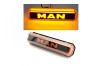 Lampa Gabarit LED Neon Galben MAN 12-24V, 82mm, IP67