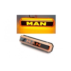 Lampa gabarit cu LOGO NEON Galben MAN 12-24 V