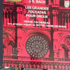 Disc vinil, LP. Les Grandes Toccatas Pour Orgue-J.S. Bach. Pierre Cochereau