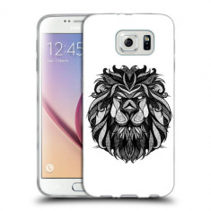 Husa Samsung Galaxy S7 Edge G935 Silicon Gel Tpu Model Lion Abstract foto