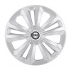 Set 4 Capace Roti Terra Gri R15 pentru Fiat, Autohelix MSA