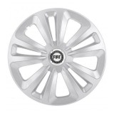 Cumpara ieftin Set 4 Capace Roti Autohelix MSA&reg;, potrivite jantelor de R15, pentru Fiat, model terra cromat