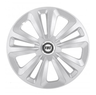 Set 4 Capace Roti, potrivite jantelor de R15, pentru Fiat, model terra cromat foto