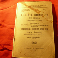 N.Georgescu -Fortele Hidraulice- fasc.-Raurile din Bazinul JIULUI -1924 ,harti+