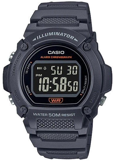 Ceas Barbati, Casio, Collection W-21 W-219H-8B - Marime universala