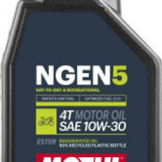 Ulei motor 4T Motul NGEN 5 10W30 1l, API SM; SP JASO MA-2 Semi-synthetic