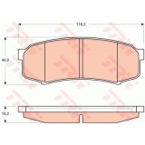 Placute frana Mitsubishi Pajero 4 (V8 W, V9 W), 11.2006-, Toyota Land Cruiser 150 (Kdj15, Grj15), 07.2009-, TRW