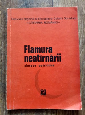 DD- Flamura neatarnarii cantece patriotice pentru coruri, 2, 3 si 4 voci foto