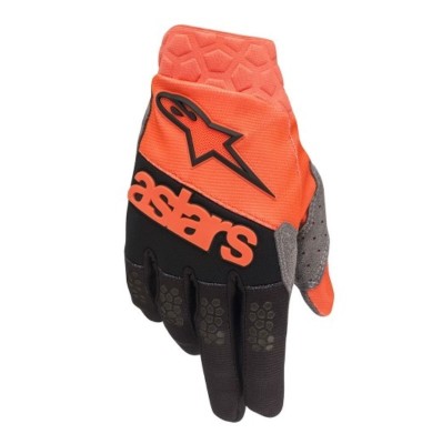Manusi cross Alpinestars portocaliu cu negru foto