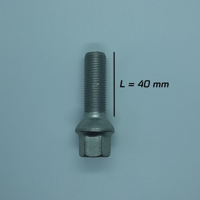 Prezon janta aliaj M14x1.5 40 mm pentru VW, Seat, Skoda, Audi