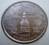 7.237 USA SUA MARYLAND QUARTER DOLLAR 2000 P XF, America de Nord