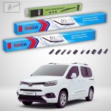 Cumpara ieftin Ștergătoare Toyota Proace City Van 2019-prezent | Set Față și Spate Flat Premium &ndash; TeamCar&reg;