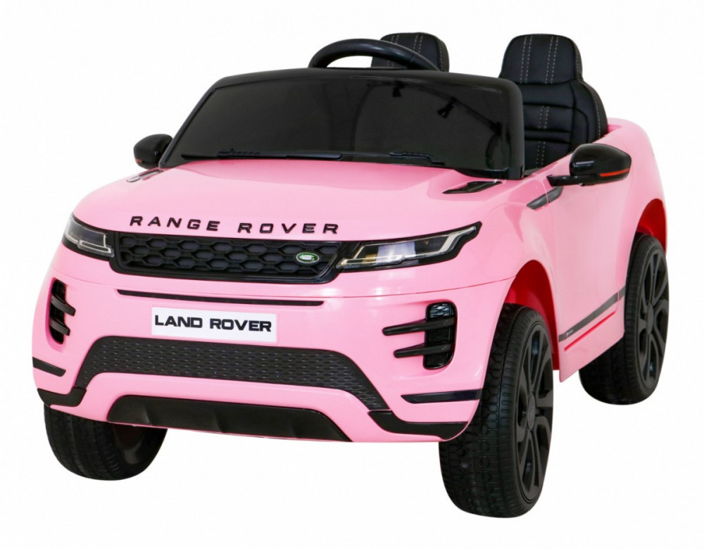 Masinuta electrica Range Rover Evoque, 2 motoare, roti spuma EVA, roz, Oem  | Okazii.ro