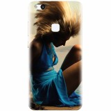 Husa silicon pentru Huawei P10 Lite, Girl In Blue Dress