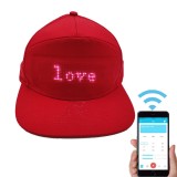 Cumpara ieftin Șapcă cu ecran led pe Bluetooth, afișaj mesaje text multicolor, compatibil iOS