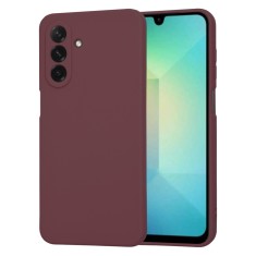 Husa pentru samsung galaxy a26 - softflex, microfibra in interior, plum red foto