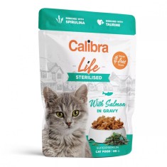 Calibra Cat Life Somon sterilizat in sos 85 g foto