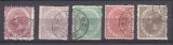 ROMANIA 1891 LP 48 REGELE CAROL I - 25 DE ANI DE DOMNIE SERIE STAMPILATA