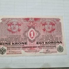 bancnota austria 1 kr 1916