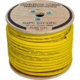 GZPC 20Y-OFC Cablu de alimentare monofilar galben Ground Zero de 20mm &sup2;, cupru, rola 50m