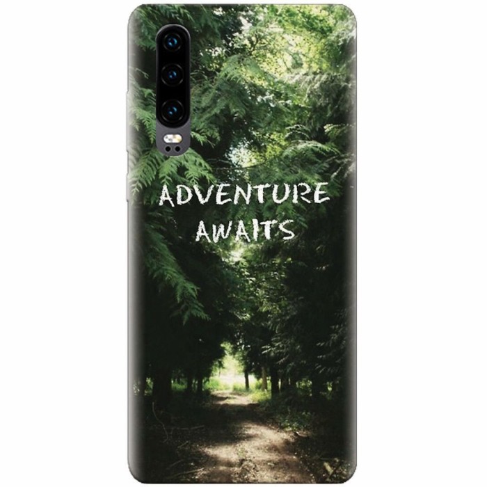 Husa silicon pentru Huawei P30, Adventure Awaits Forest